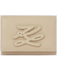 KARL LAGERFELD - K/Autograph Patch Medium Bifold Wallet - Lyst