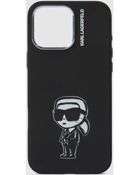 KARL LAGERFELD - Ikon Sketch Iphone 16 Pro Max Case - Lyst