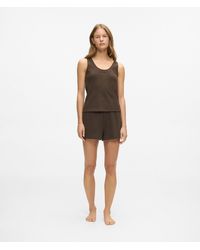 KARL LAGERFELD - Waffle Loungewear Shorts - Lyst