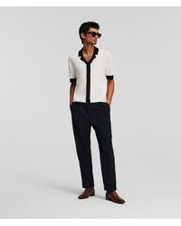 Karl Lagerfeld - Tailored Relaxed-fit Pants - Lyst