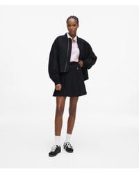 KARL LAGERFELD - Ikon Bouclé Pleated Skirt - Lyst