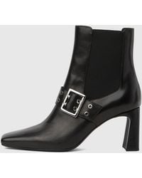 KARL LAGERFELD - Kati Buckle Chelsea Boots - Lyst