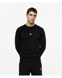 KARL LAGERFELD - Monogram Cashmere Blend Loungewear Sweater - Lyst