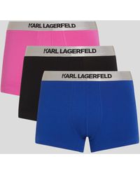 Karl Lagerfeld - Caleçons Avec Logo Karl - Lot De 3 - Lyst