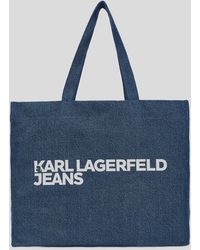 KL Jeans - Logo Denim Shopper - Lyst