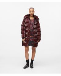 KL Jeans - Long Pearlised Puffer Jacket - Lyst