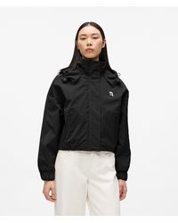 KARL LAGERFELD - Ikon Hooded Jacket - Lyst