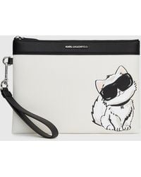KARL LAGERFELD - Ikon Choupette Pouch - Lyst