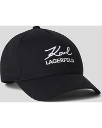 Karl Lagerfeld - Kl Monogram Baseball Cap - Lyst