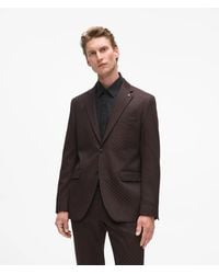 KARL LAGERFELD - All-Over Monogram Suit Jacket - Lyst