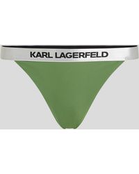 Karl Lagerfeld - Karl Logo Bikini Bottoms - Lyst