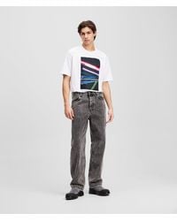 Karl Lagerfeld - Entspannte Jeans, Mann, Größe - Lyst