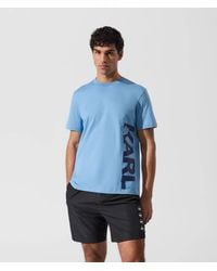 KARL LAGERFELD - Logo Beach T-Shirt - Lyst