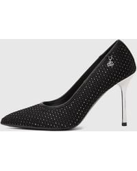 KARL LAGERFELD - Sarabande Gemstone Mesh Heels - Lyst