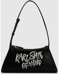 KL Jeans - Karl Quote Small Shoulder Bag - Lyst