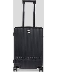 KARL LAGERFELD - Ikon Hard-Shell Trolley Case - Lyst