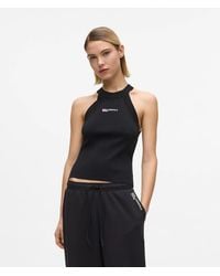 KL Jeans - Knitted Racer Tank Top - Lyst