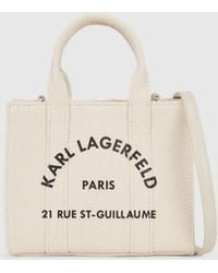 KARL LAGERFELD - Rue St-Guillaume Mini Tote Bag - Lyst