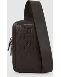 KARL LAGERFELD - K/Loom Leather Small Sling Bag - Lyst