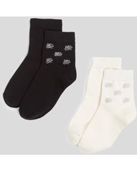 Karl Lagerfeld - K/Autograph Socken Mit Strass – 2-Pack, Frau, Größe - Lyst