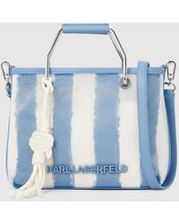 KARL LAGERFELD - Ikon Mesh Small Tote Bag - Lyst