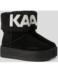 Karl Lagerfeld - Thermo Karl Logo Ankle Boots - Lyst