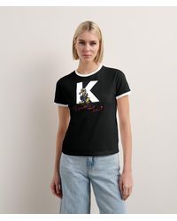 KARL LAGERFELD - Disney X Kl Initial T-Shirt - Lyst