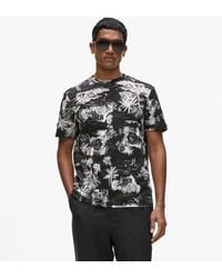 KARL LAGERFELD - Villa La Vigie Print T-Shirt - Lyst