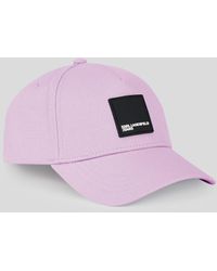 Karl Lagerfeld - Klj-Kappe Mit Logo-Aufnäher, Frau, Größe - Lyst