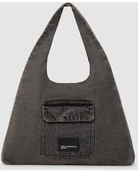 KL Jeans - Denim Hobo Shopper - Lyst