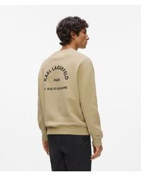 KARL LAGERFELD - Rue St-Guillaume Regular-Fit Sweatshirt - Lyst