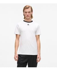 KARL LAGERFELD - Monogram Slim T-Shirt - Lyst