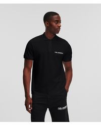 Karl Lagerfeld - Karl Logo Polo Shirt - Lyst