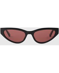KARL LAGERFELD - Signature Cat-Eye Sunglasses - Lyst