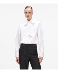 Karl Lagerfeld - Chemise À Nœud Karl Dna, Femme, Taille - Lyst