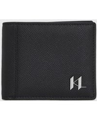 KARL LAGERFELD - K/Monogram Leather Wallet - Lyst