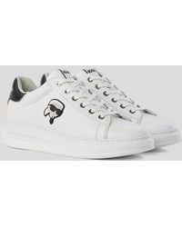 KARL LAGERFELD - Kapri Nft Lo Lace Trainers Leather - Lyst