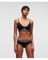 Karl Lagerfeld - Bh Mit Logo-Bund - Lyst