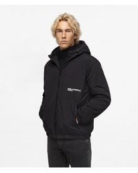 KL Jeans - Reversible Teddy Puffer Jacket - Lyst