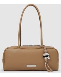 KARL LAGERFELD - Ikon Smooth Rectangular Bag - Lyst