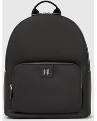 KARL LAGERFELD - K/Monogram Leather Backpack - Lyst