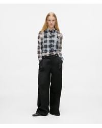 KL Jeans - Wide-Leg Tailored Pants - Lyst