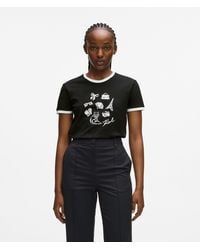 KARL LAGERFELD - Karl Charms T-Shirt - Lyst