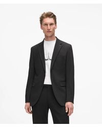 KARL LAGERFELD - Slim-Fit Monogram Pin Suit Jacket - Lyst