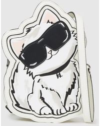 KARL LAGERFELD - Ikon Choupette Crossbody Bag - Lyst