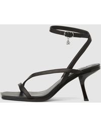 KARL LAGERFELD - Karmel Heeled Ankle Strap Sandals - Lyst