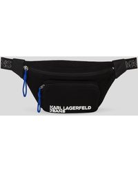 Karl Lagerfeld - Klj Utility Canvas Bum Bag - Lyst