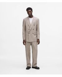 KARL LAGERFELD - Straight-Leg Tailored Pants - Lyst