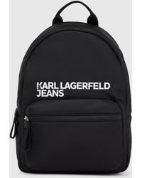 KL Jeans - Logo Nylon Backpack - Lyst
