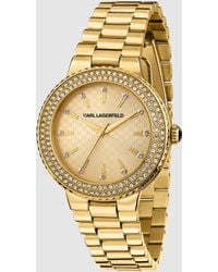 Karl Lagerfeld - Montre Avec Logo Rond, Femme, Taille - Lyst